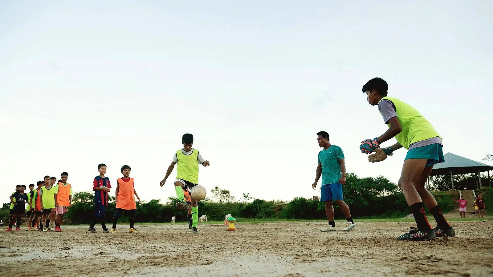 Children in a safe learning environment at Vidya